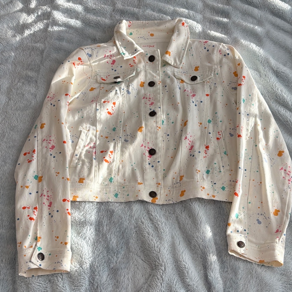 Cat & Jack Multicolor Paint Splatter Jacket